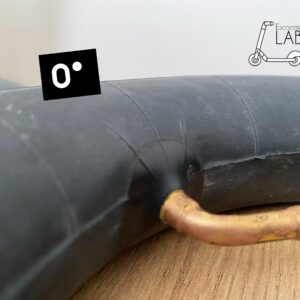 Камера 10×2.5 з кривим ніпелем (Kugoo)