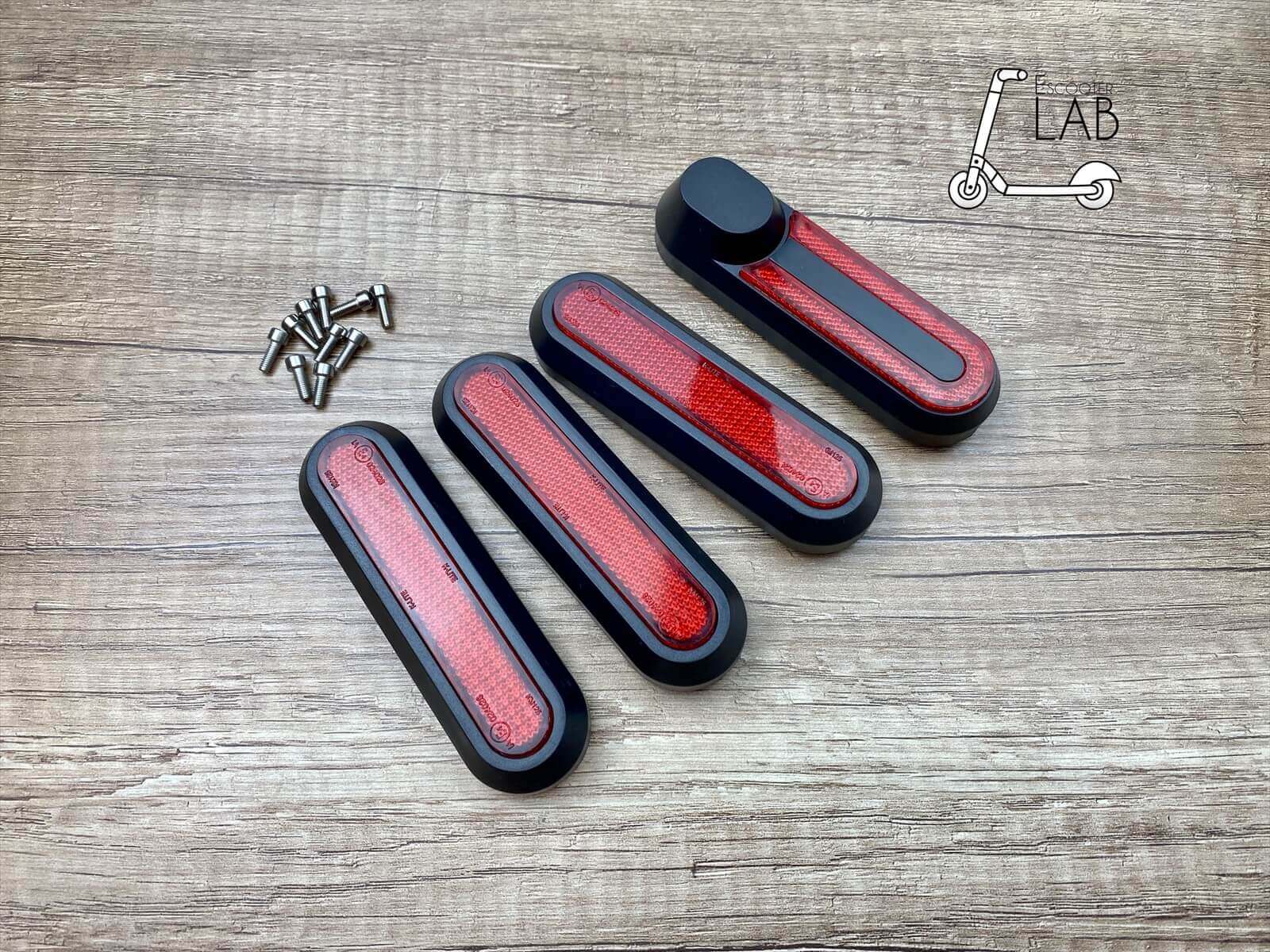 Червоні катафоти Xiaomi pro/2, 1s, essential, mi 3 | eScooterLAB