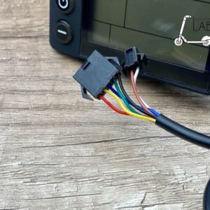 Квадратний бортовий комп’ютер/дисплей 5pin с суцільним дротом (Crosser T4, T4 Turbo, T4 Turbo S кроссер)