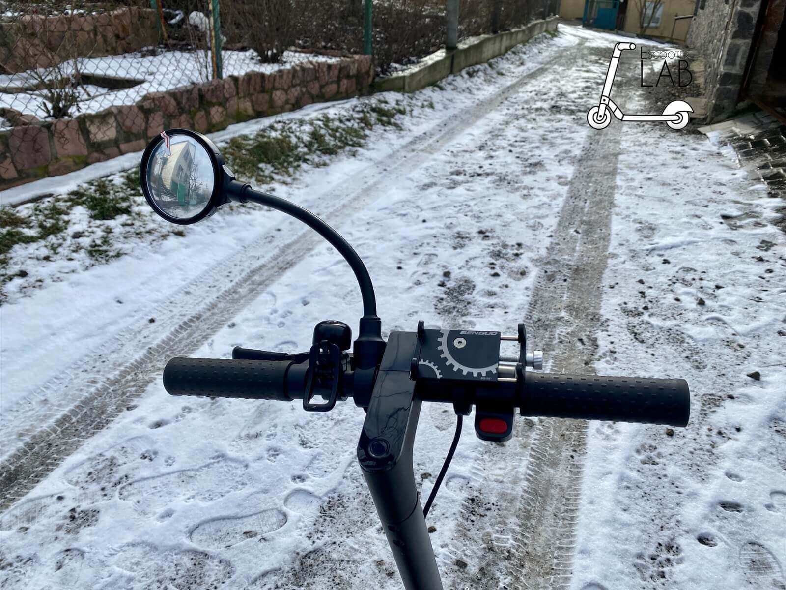 Дзеркало заднього виду гнучке на електросамокат|eScooterLAB
