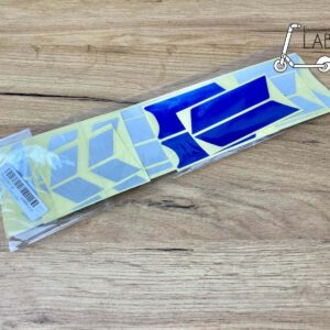 Світловідбивні наклейки (хром-синій)