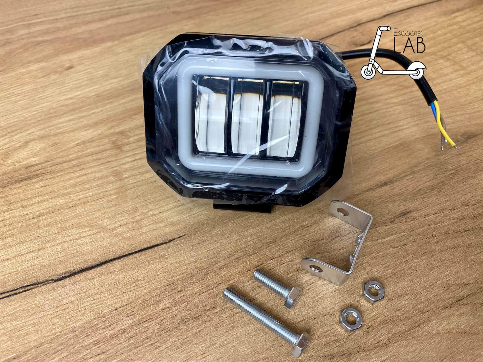 Led фара 30W 3х-лінзова до електросамокату | eScooterLAB