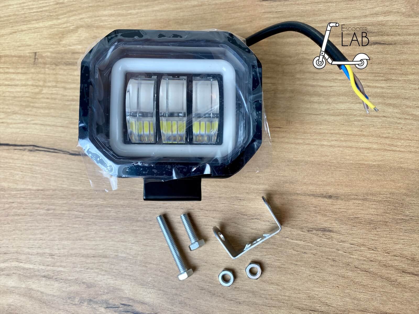 Led фара 30W 3х-лінзова до електросамокату | eScooterLAB