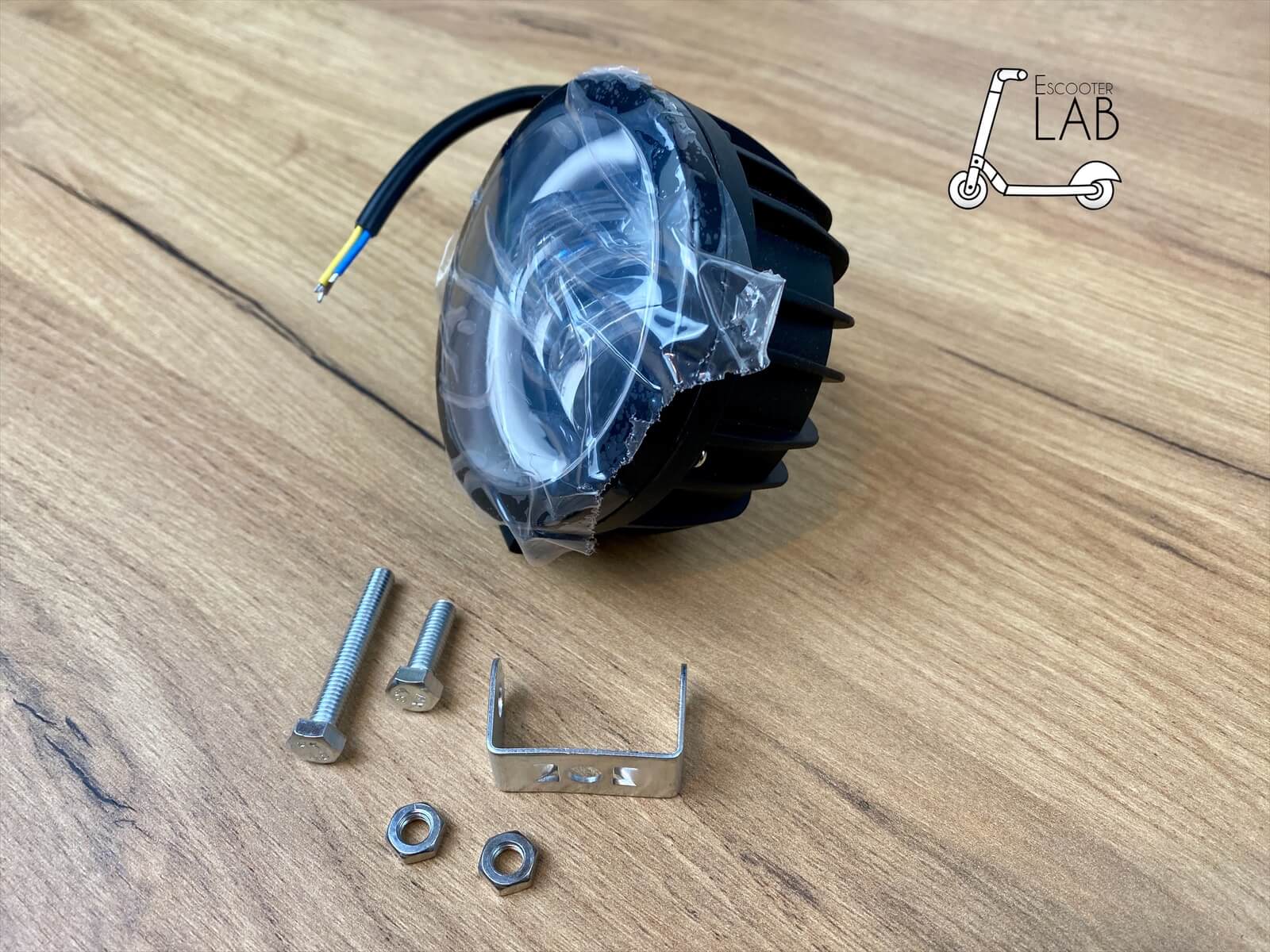 Led фара 30W 3х-лінзова до електросамокату | eScooterLAB