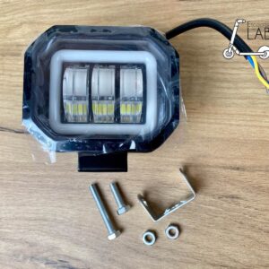Led фара 30W на три лінзи (Квадратна)