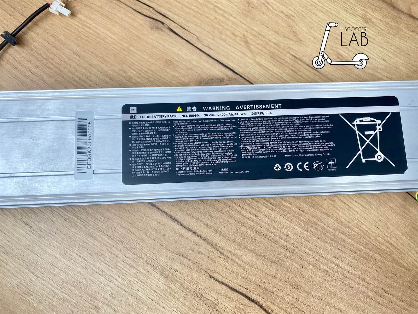 Батарея 12400mAh (Оригінал) до Xiaomi Pro / 2 | eScooterLAB