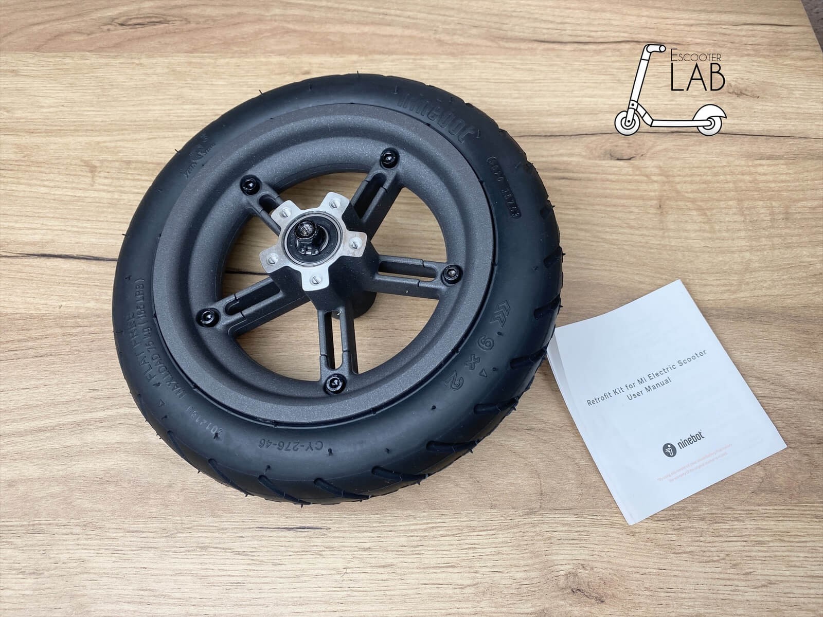 Заднє колесо з антипрокольною покришкою Ninebot (Оригінал) до Xiaomi Pro 2 | eScooterLAB