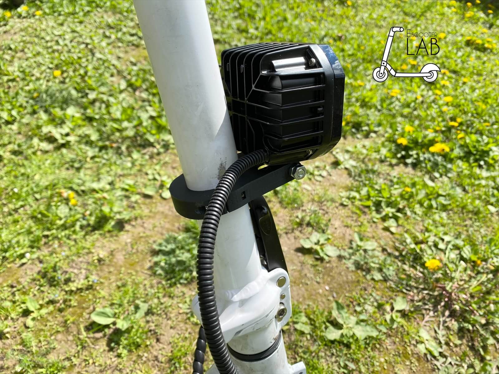Кріплення Led фари 3х-лінзова до ел.самокату | eScooterLAB