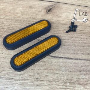 Бічні накладки з катафотами на заднє колесо (Xiaomi 4, 4 Lite /сяомі) жовтий