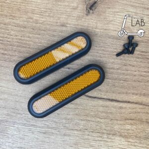 Бічні накладки з катафотами на заднє колесо (Xiaomi 4, 4 Lite /сяомі) жовтий