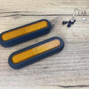 Бічні накладки з катафотами на заднє колесо (Xiaomi 4 Go /сяомі) жовтий