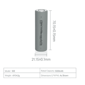 Акумулятор EVE INR21700-50E 5000mAh 3.6V – 15A