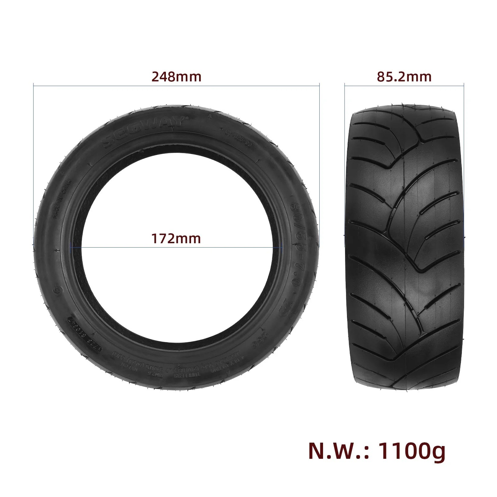 Слікова покришка Segway (Оригінал) Ninebot P100se, P65